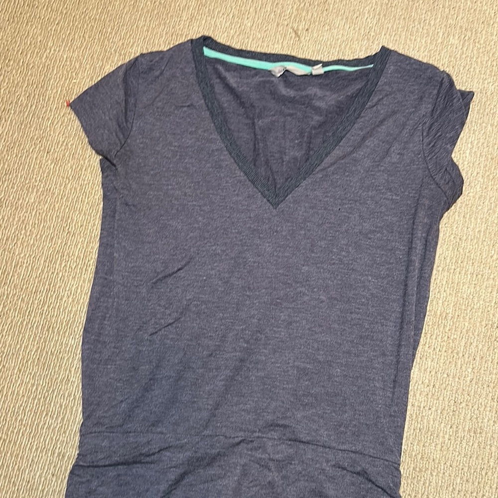 Athlete t shirt dress- v neck, summer, stretchy